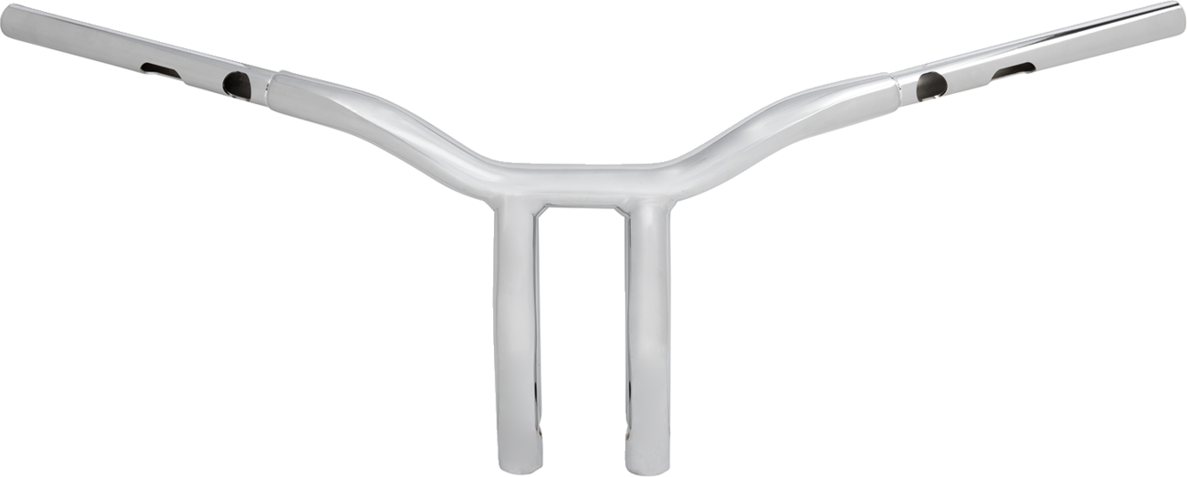 LA CHOPPERS One-Piece Kage Fighter Handlebar - Pullback - 10" x 1-1/4" - Chrome LA-7369-10