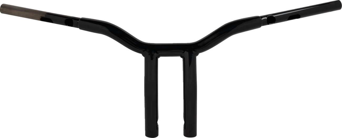 LA CHOPPERS One-Piece Kage Fighter Handlebar - Pullback - 10" x 1-1/4" - Black LA-7369-10B