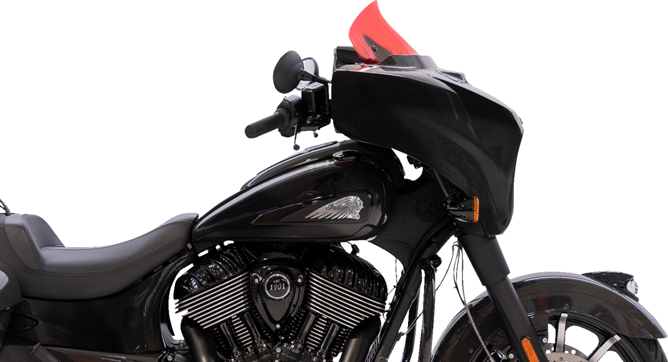 KLOCK WERKS Kolor Flare™ Windshield - 10" - Pink Ice KWW-04-0631