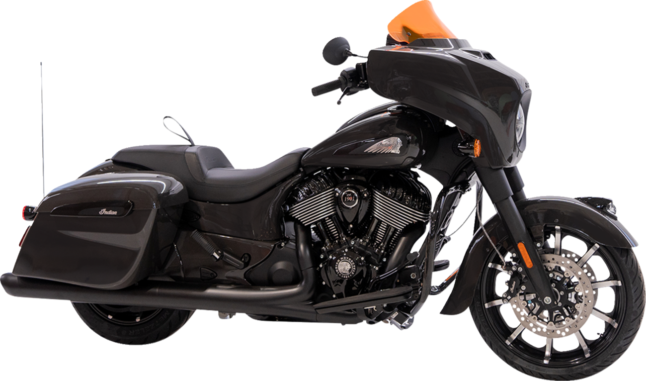 KLOCK WERKS Kolor Flare™ Windshield - 10" - Orange Ice KWW-04-0632