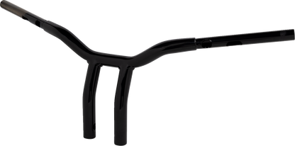 LA CHOPPERS One-Piece Kage Fighter Handlebar - Pullback - 10" x 1-1/4" - Black LA-7369-10B