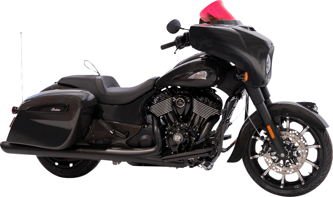 KLOCK WERKS Kolor Flare™ Windshield - 10" - Pink Ice KWW-04-0631