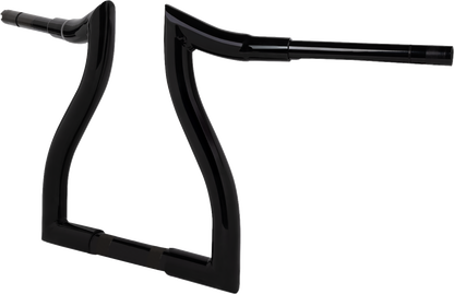 LA CHOPPERS Pre-Wired Hammerhead Handlebar - 12" - Black LA-7316-12BW