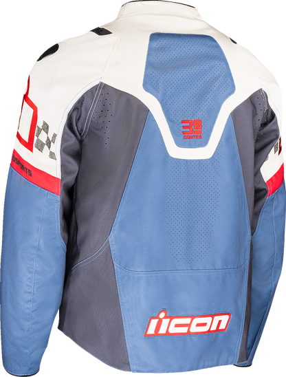 ICON Contra3™ Hero Jacket - Blue - XL 2820-7059