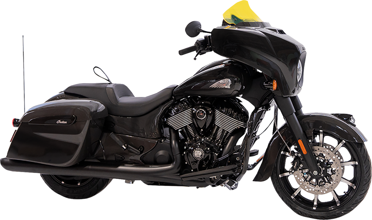 KLOCK WERKS Kolor Flare™ Windshield - 10" - Yellow Ice KWW-04-0633