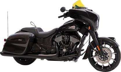 KLOCK WERKS Kolor Flare™ Windshield - 10" - Yellow Ice KWW-04-0633