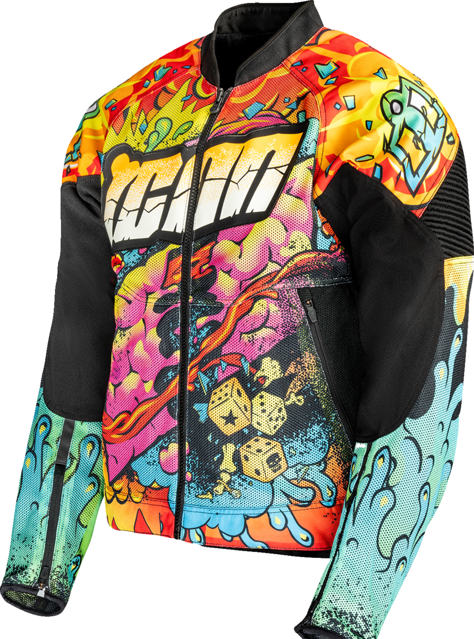 ICON Overlord3™ Scatterbrain Mesh Jacket - Black - XL 2820-7077