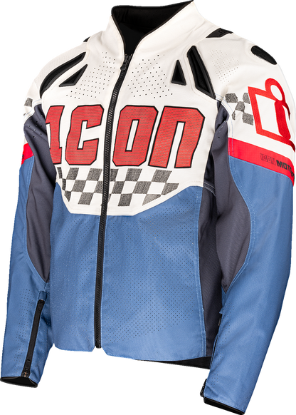 ICON Contra3™ Hero Jacket - Blue - 3XL 2820-7061