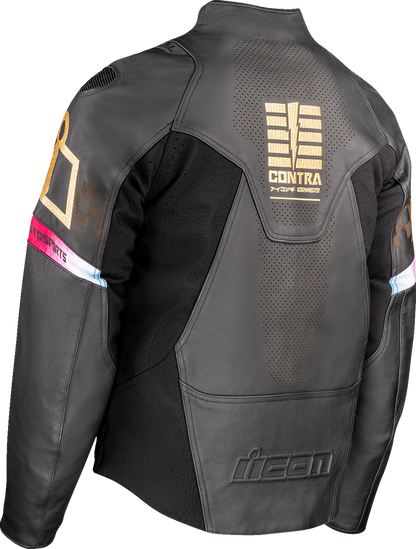 ICON Contra3™ Rizz Rizz Jacket - Black - Large 2810-4290