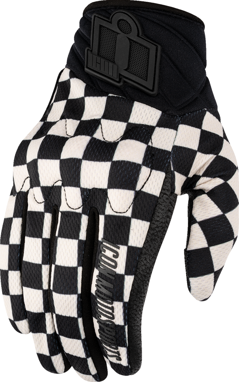 ICON Women's Anthem3™ CX Gloves - Checker - Medium 3302-1007