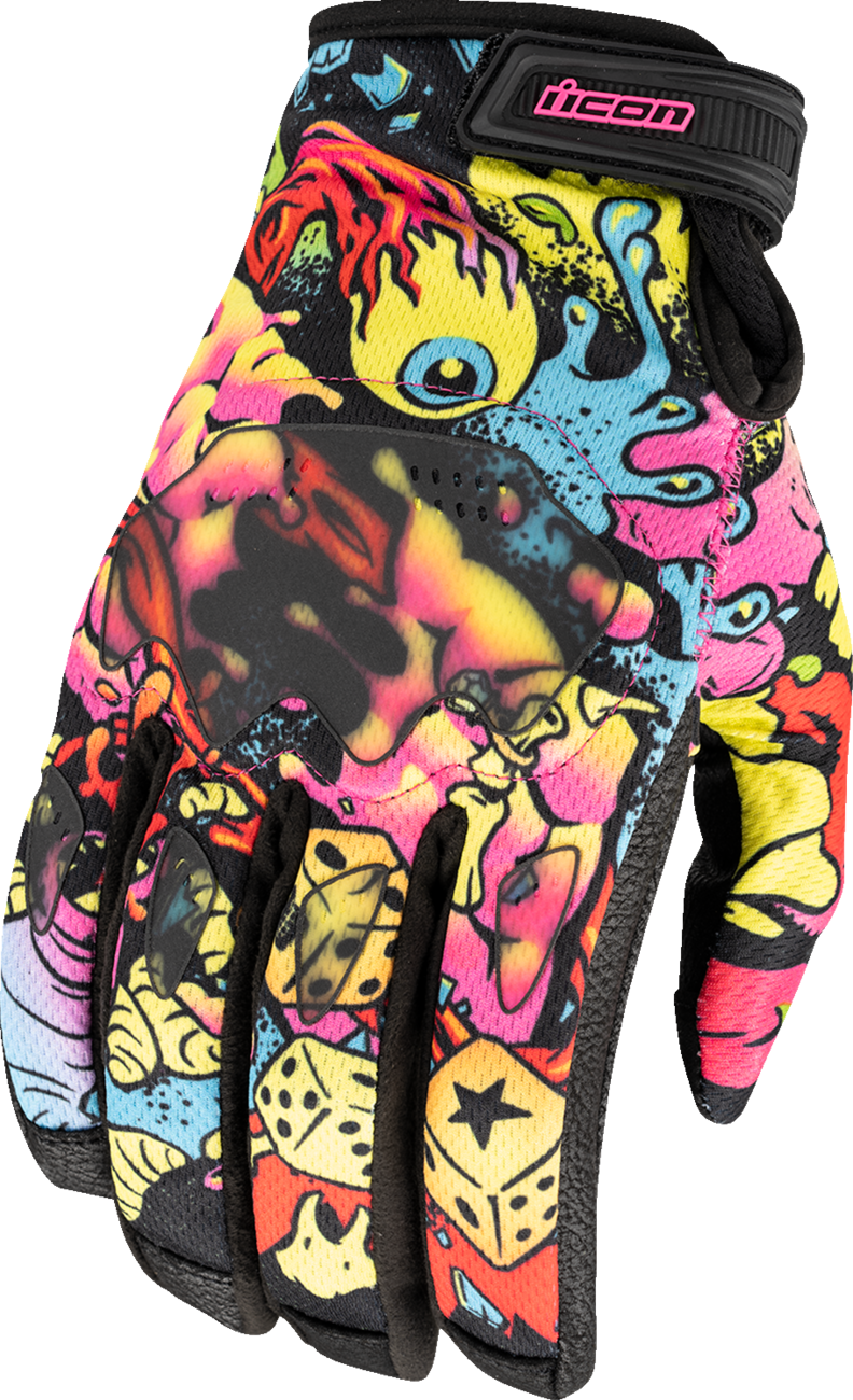 ICON Hooligan™ Scatterbrain Gloves - Small 3301-5115