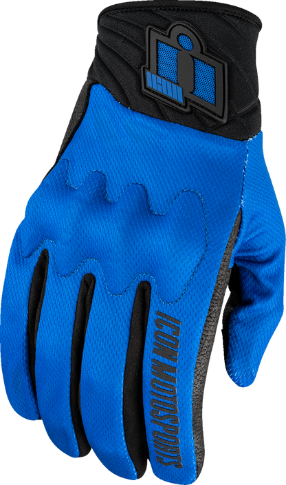 ICON Anthem3™ Gloves - Blue - Large 3301-4877