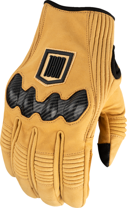 ICON Long Track CX™ Gloves - Tan - Large 3301-4895