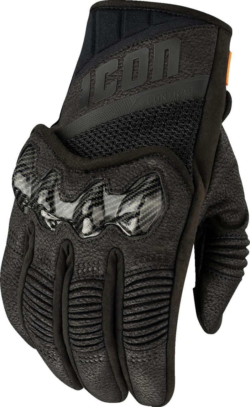 ICON Contra3™ Gloves - Black - 3XL 3301-4886