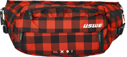 USWE Waist Hip Pack - 6L - Flannel Red 5206083048