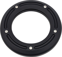 TRASK Assault Derby Cover with Window - Matte Black - Softail TM-0042MBK