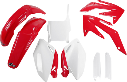 UFO Body Kit - OEM Red/White - Honda - CRF '04-'05 HOKIT104F@999