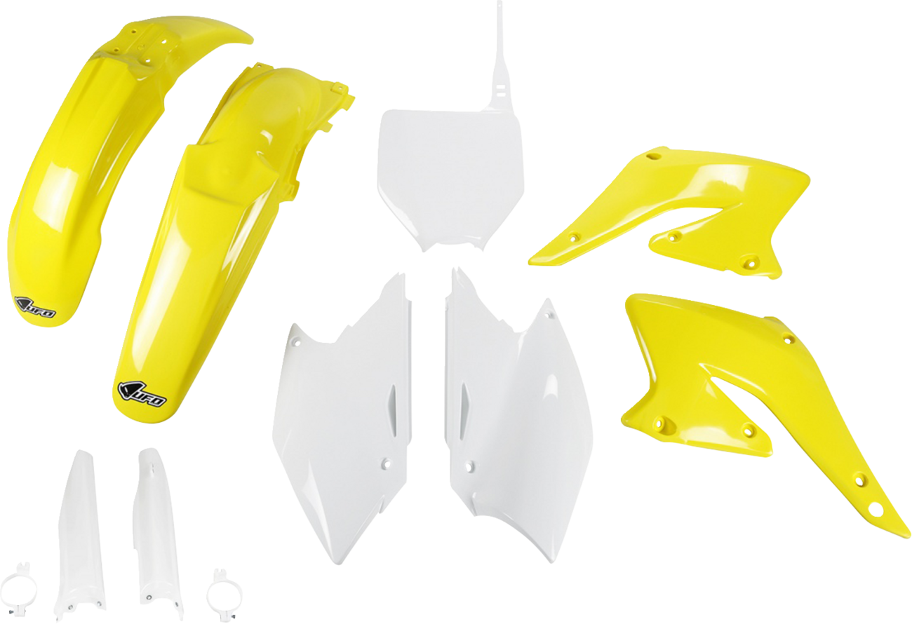 UFO Body Kit - OEM Yellow/White - Suzuki - RMZ SUKIT403F@999