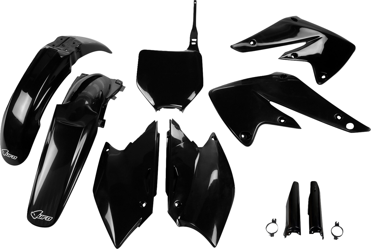 UFO Body Kit - Black - Kawasaki - KX '04-'05 KAKIT203F@001
