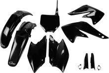 UFO Body Kit - Black - Kawasaki - KX '04-'05 KAKIT203F@001