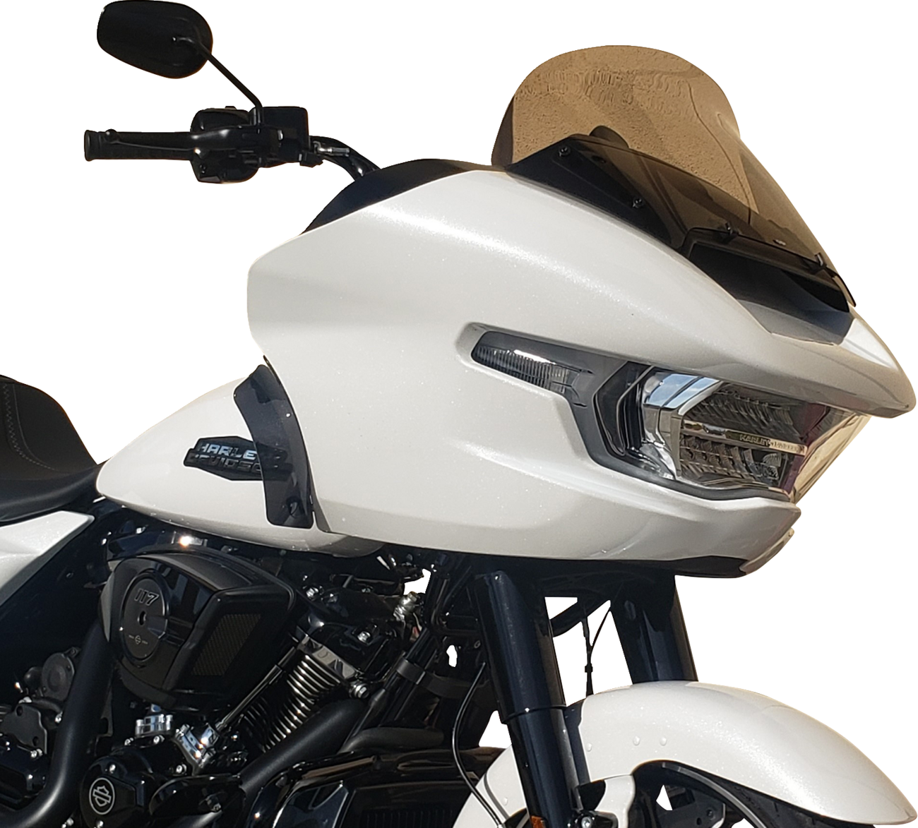 WIND VEST Windshield - 11-1/2" - Light Smoke - FLTRX/SE/STSE 57-1110