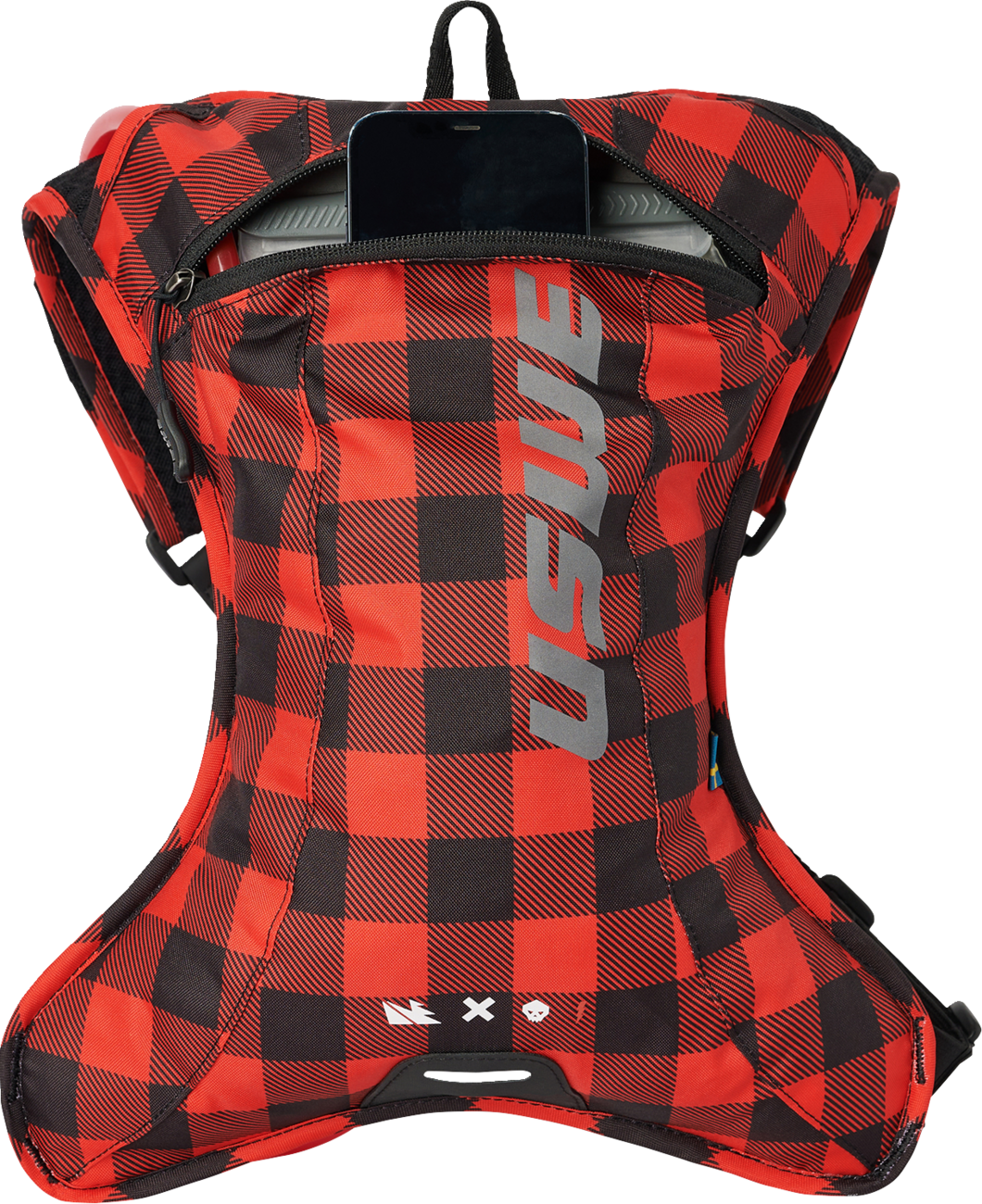USWE Outlander Hydration Pack - 2L - Flannel Red/Black 5202076048