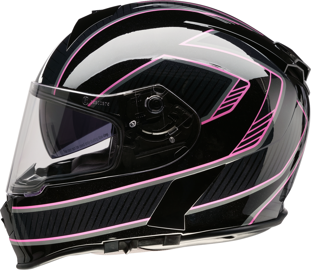 Z1R Warrant Helmet - Amplify - Black/Pink - Medium 0101-17906