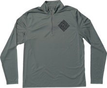 MOOSE OFFROAD Spin Sync Quarter Zip Pullover - Gray - 2XL 3050-6973