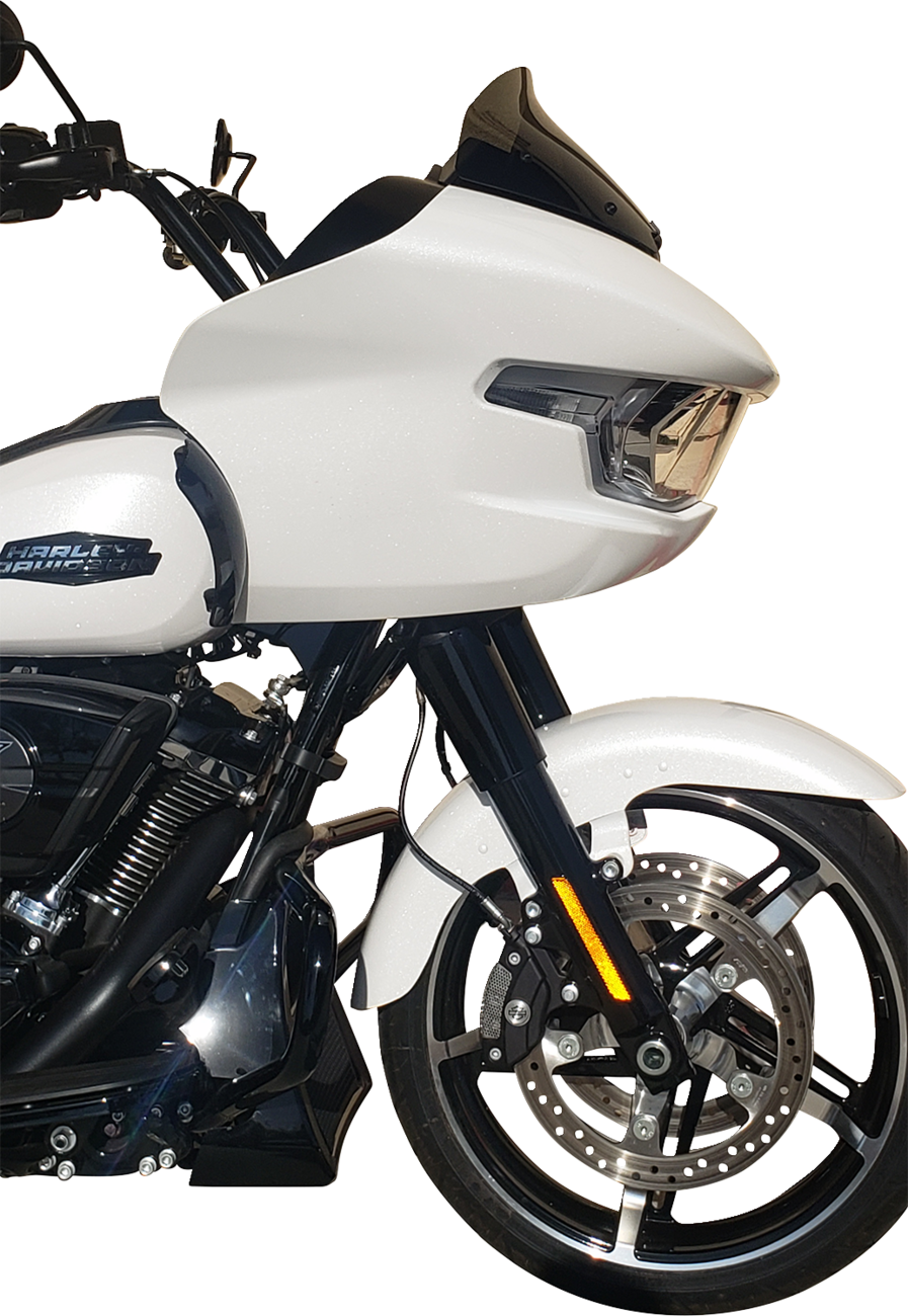 WIND VEST Windshield - 10-1/2" - Dark Smoke - FLTRX/SE/STSE 57-1040
