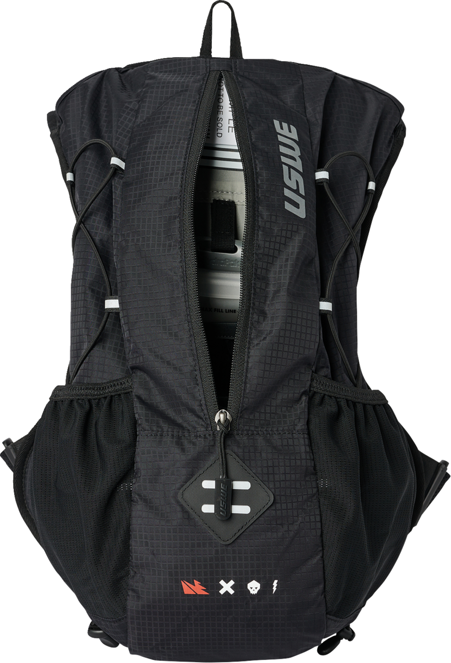 USWE Outlander Hydration Pack - 10L - Recycled Black 5210076001
