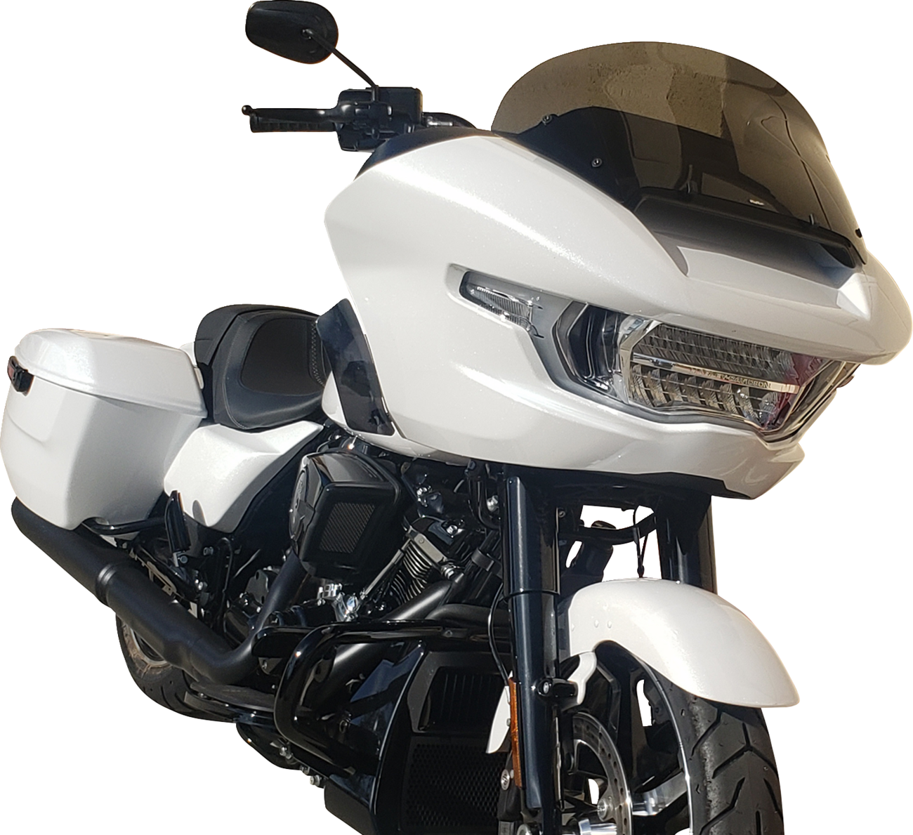 WIND VEST Windshield - 11-1/2" - Dark Smoke - FLTRX/SE/STSE 57-1140