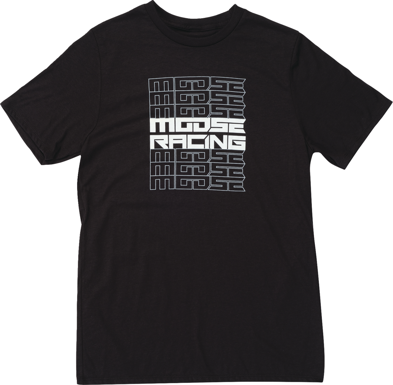 MOOSE OFFROAD Youth Recurrence T-Shirt - Black - Small 3032-3796