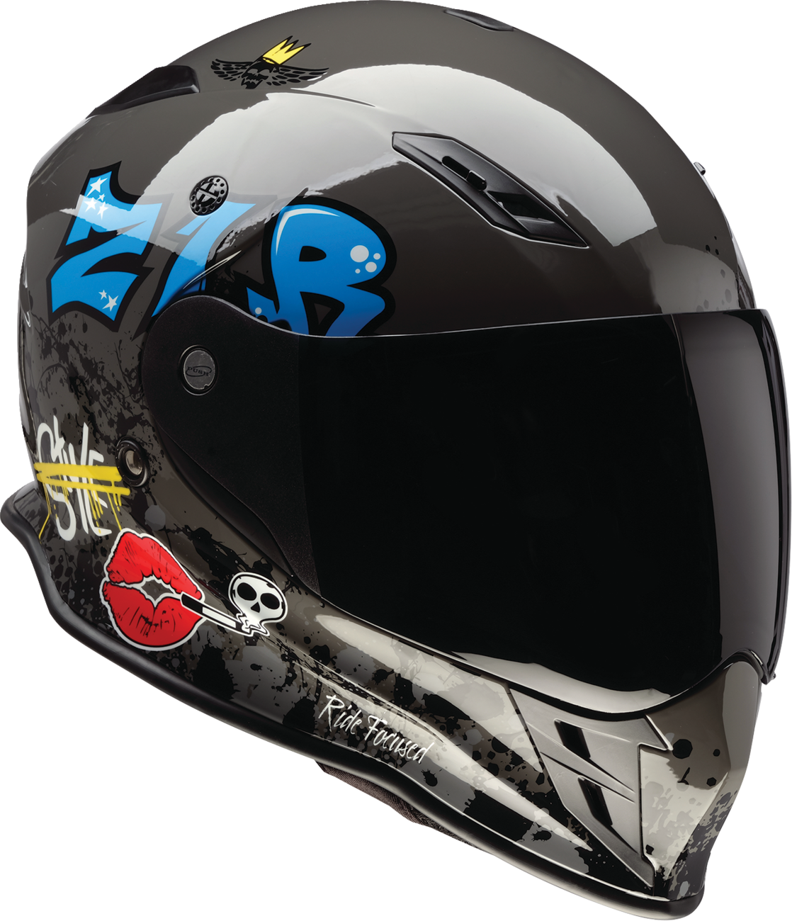 Z1R Nemesis Helmet - Distro - Gray - Medium 0101-17859