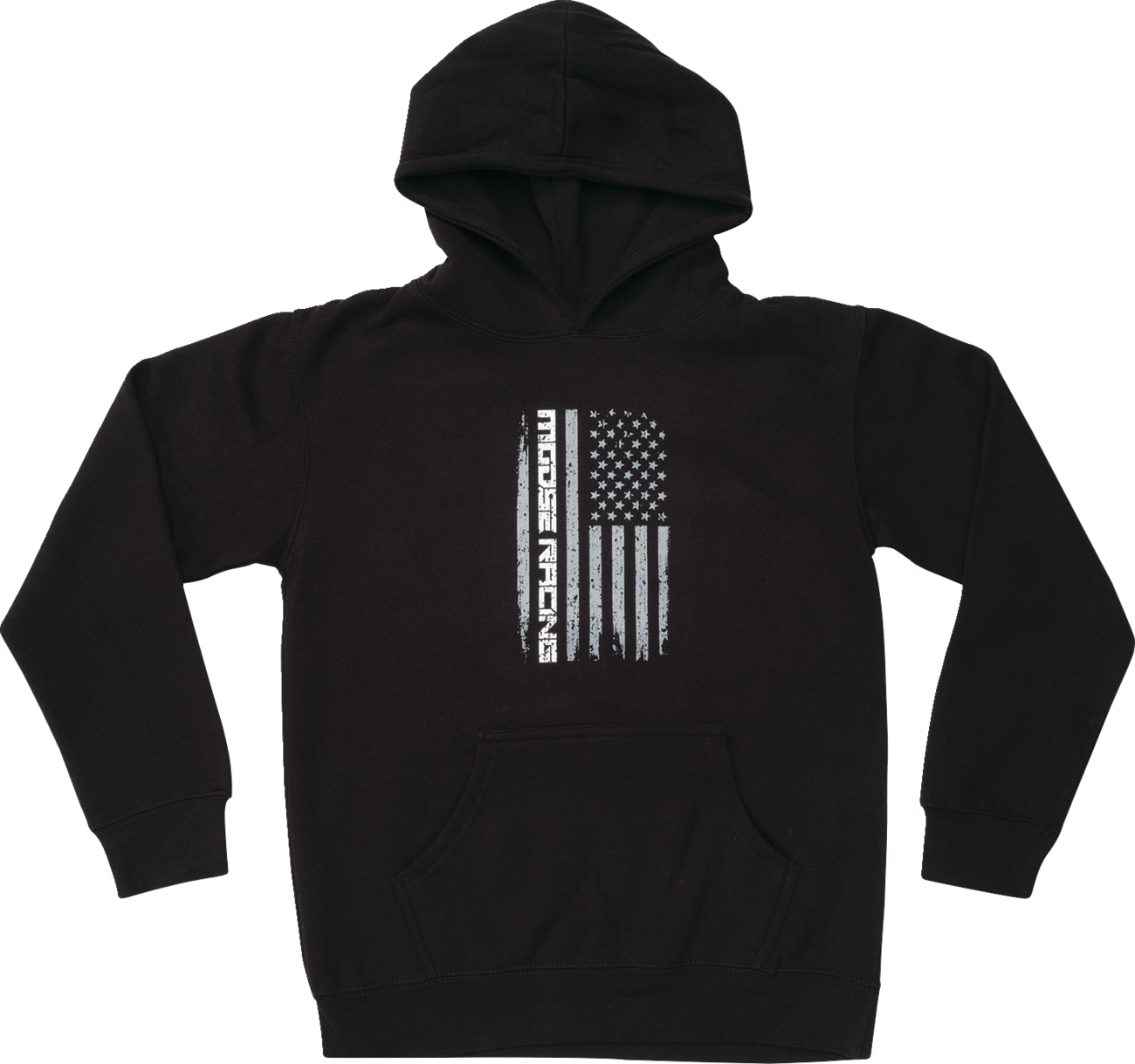 MOOSE OFFROAD Youth Stars and Stripes Forever Hoodie - Black - Medium 3052-0703