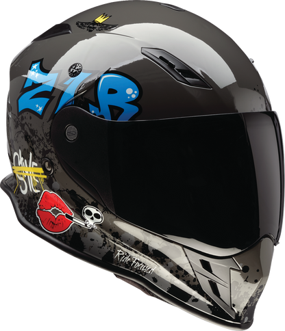 Z1R Nemesis Helmet - Distro - Gray - 2XL 0101-17862