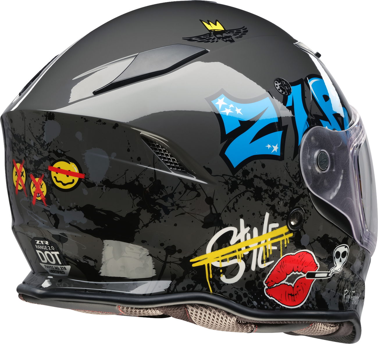 Z1R Nemesis Helmet - Distro - Gray - Large 0101-17860