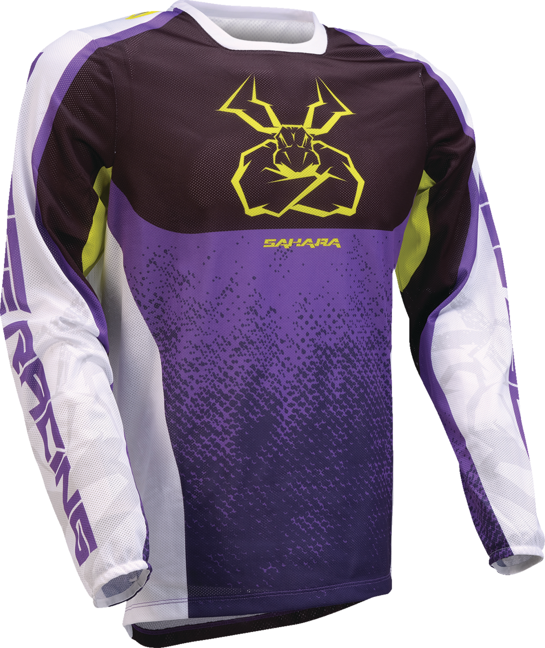 MOOSE OFFROAD Sahara Jersey - Purple/Hi-Viz - Medium 2910-8347