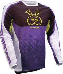MOOSE OFFROAD Sahara Jersey - Purple/Hi-Viz - Small 2910-8346