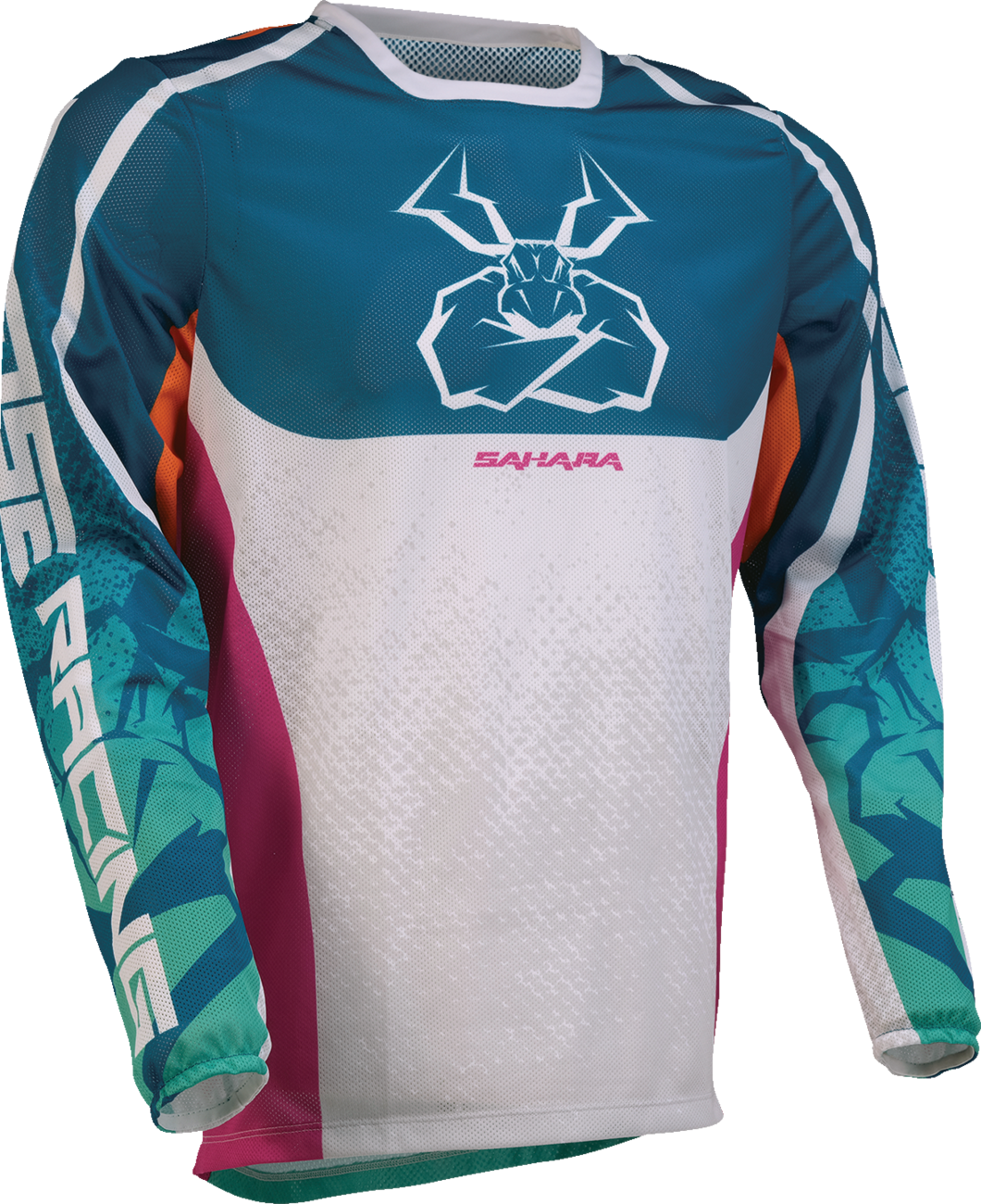 MOOSE OFFROAD Sahara Jersey - Teal/Orange/Pink - 3XL 2910-8344