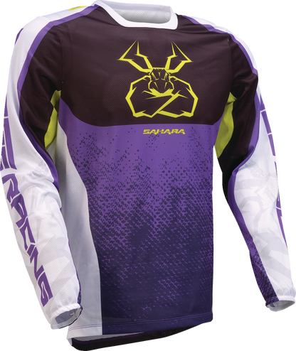 MOOSE OFFROAD Sahara Jersey - Purple/Hi-Viz - XS 2910-8345
