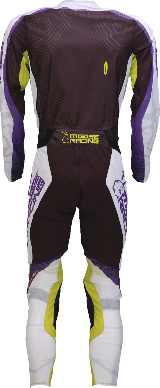MOOSE OFFROAD Sahara Jersey - Purple/Hi-Viz - Small 2910-8346