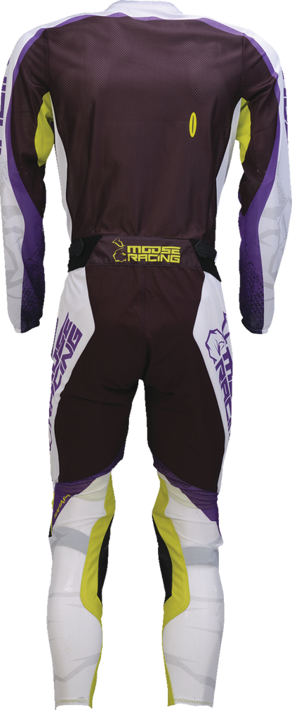 MOOSE OFFROAD Sahara Jersey - Purple/Hi-Viz - Small 2910-8346
