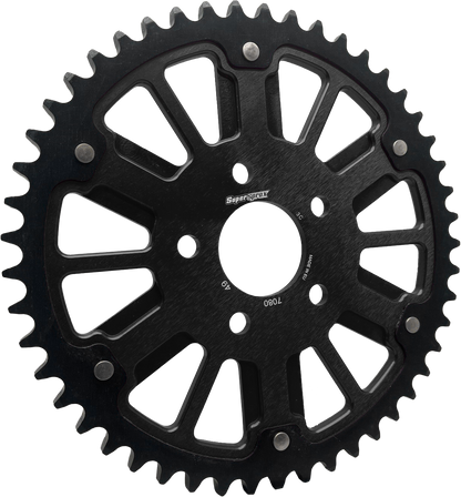Stealth 51t Rear Sprocket Blk Alum Car  Blk Steel Teeth