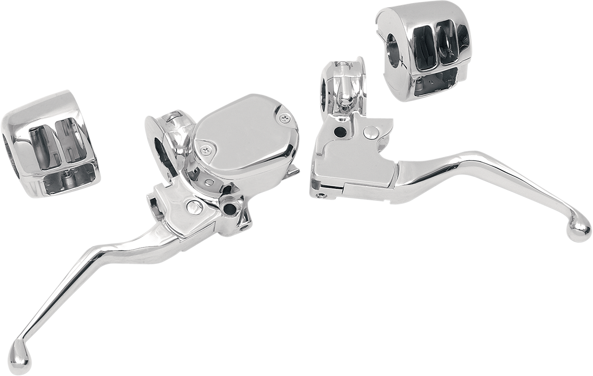 DRAG SPECIALTIES Handlebar Control Kit - 1/2" Master Cylinder - '04 - '13 XL 053263