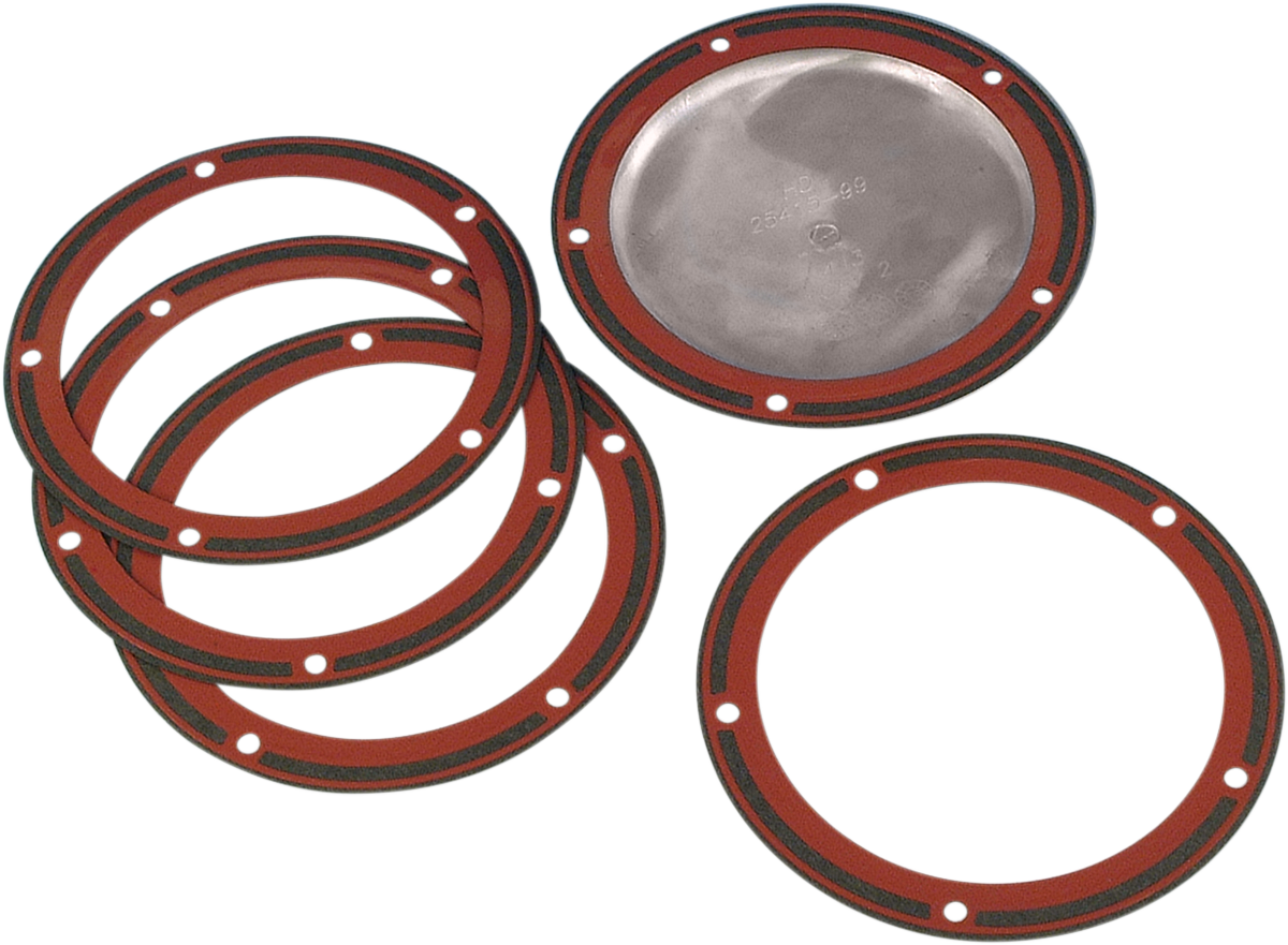 JAMES GASKET Derby Cover Paper Gasket with Silicone - 0.030" - Twin Cam JGI-25416-99-X