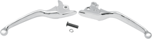 DRAG SPECIALTIES Wide Blade Lever Set - Chrome H07-0585