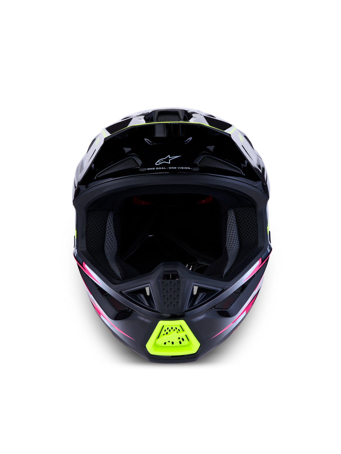 S M7 Blaster Helmet Ece06/Dot Blk/Gry/Wh/Yllw Fluo Glsy Md