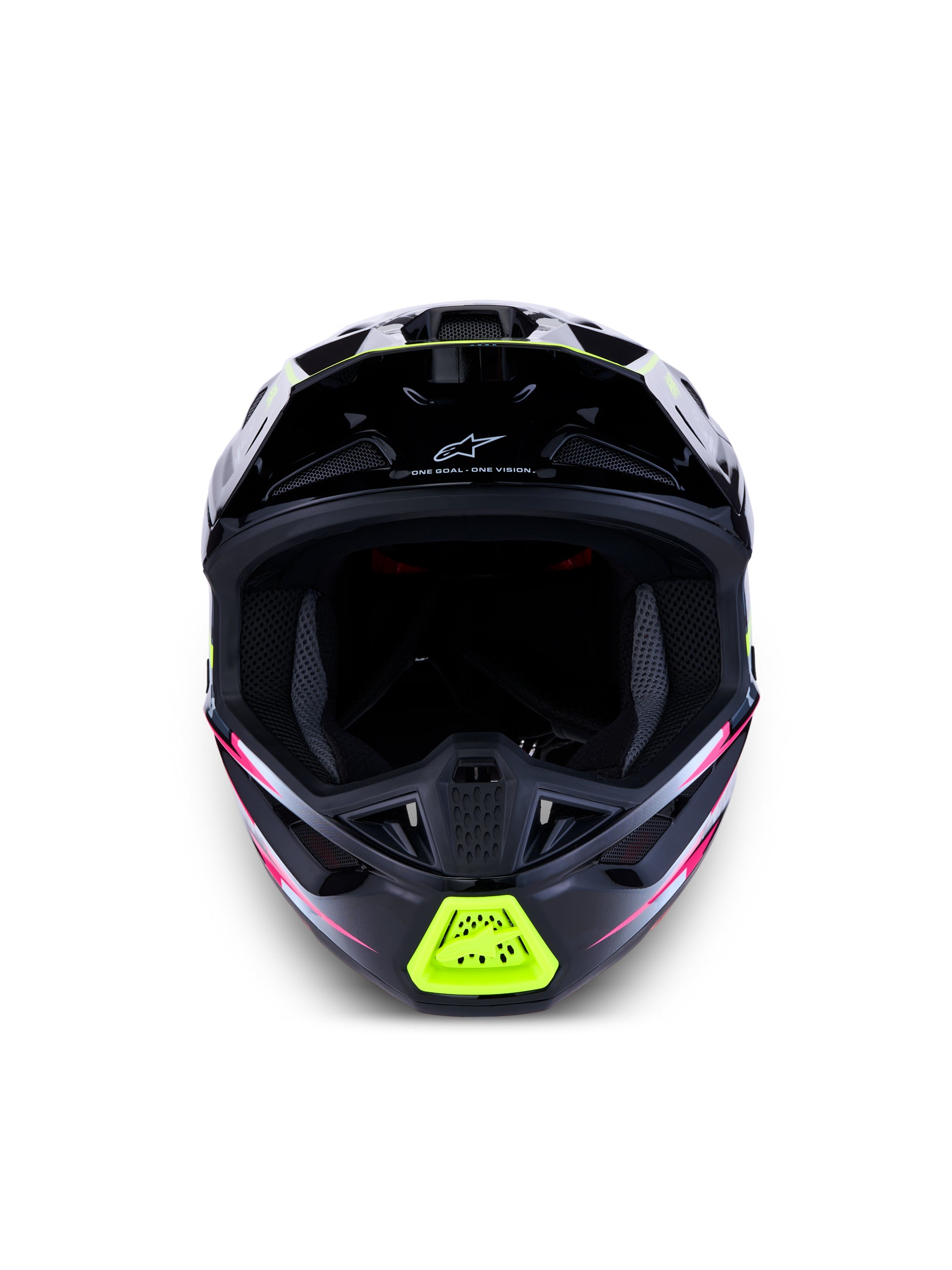 S M7 Blaster Helmet Ece06/Dot Blk/Gry/Wh/Yllw Fluo Glsy Sm