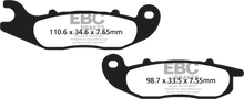 Brake Pads Sfa693hh Double H Sintered