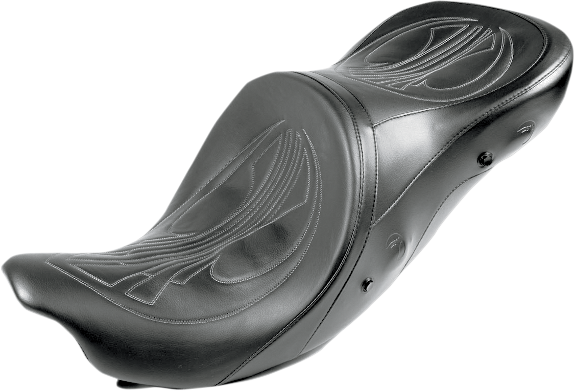 DANNY GRAY Longhaul Air Seat - Drag Stitch w/ Charcoal Gray Thread - FL '08-'23 21-412DAIR